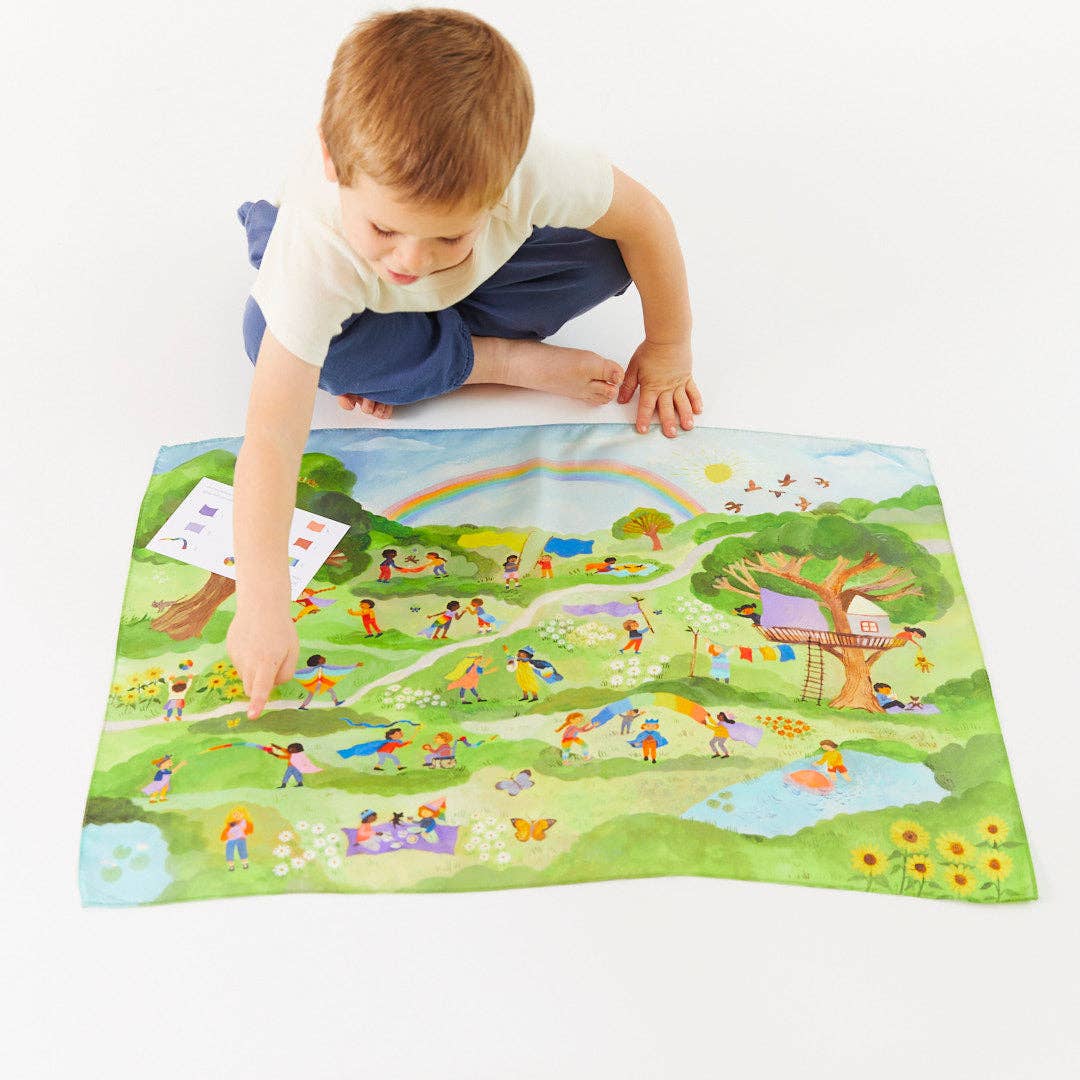 Sarahs Silk 30 Ways to Play Seek & Find Activity Playsilk - - MamaMilla
