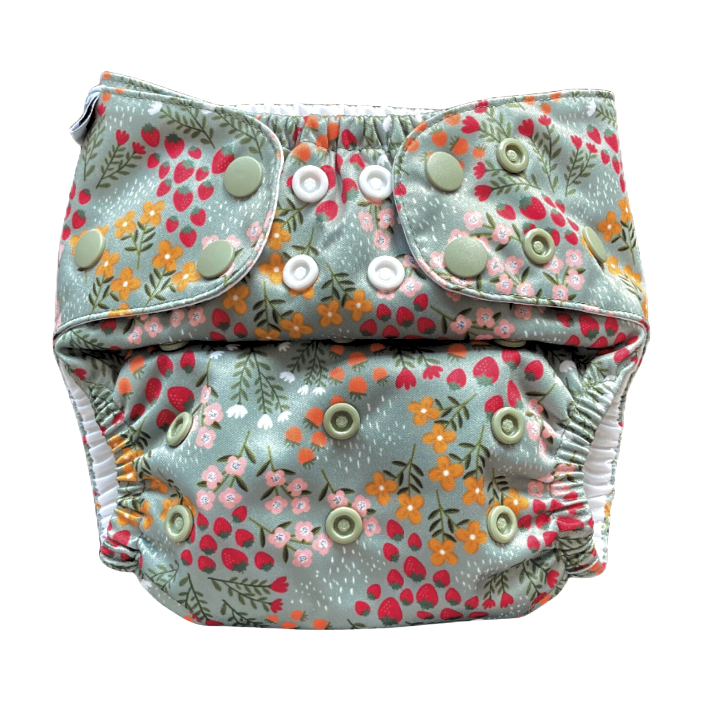 The Swedish Forest | Pocket Diaper | Slim 3-15kg: Dalablomster / No inserts - - MamaMilla