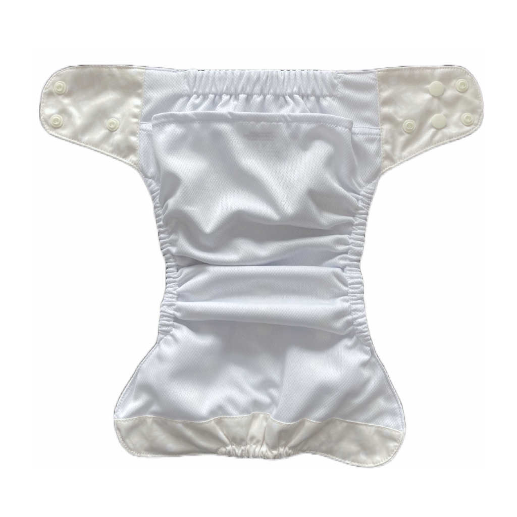 The Swedish Forest | Pocket Diaper | Slim 3-15kg: Dalablomster / No inserts - - MamaMilla