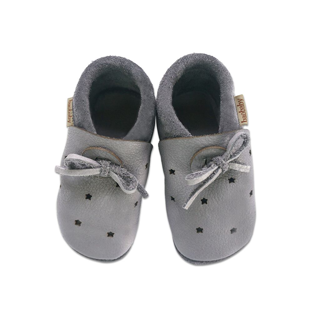 Baobaby Sandalen – Sterne Grau L – – MamaMilla