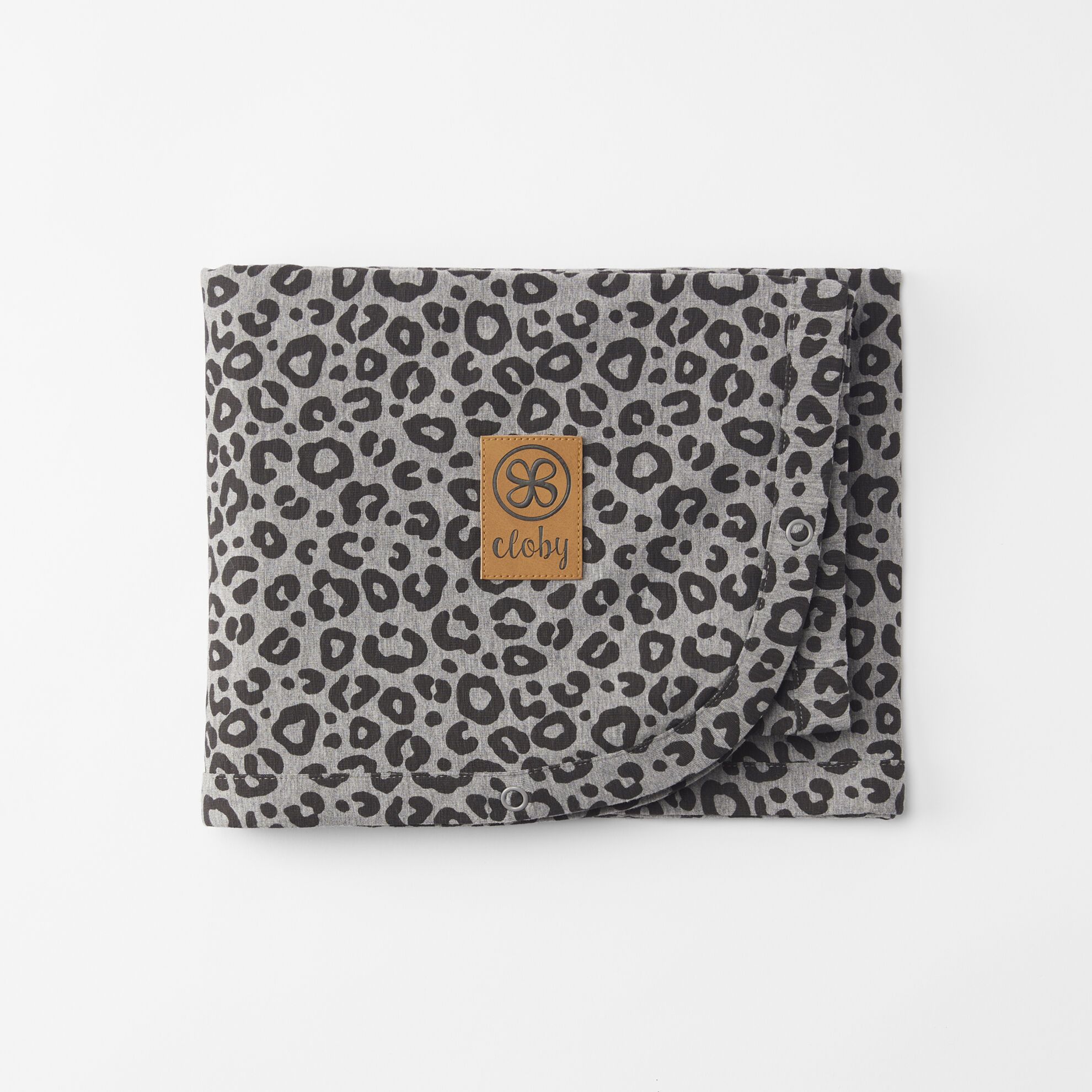 Cloby UV-Decke mit UPF 50+ – Leopard Black Grey – UV-Decke – MamaMilla