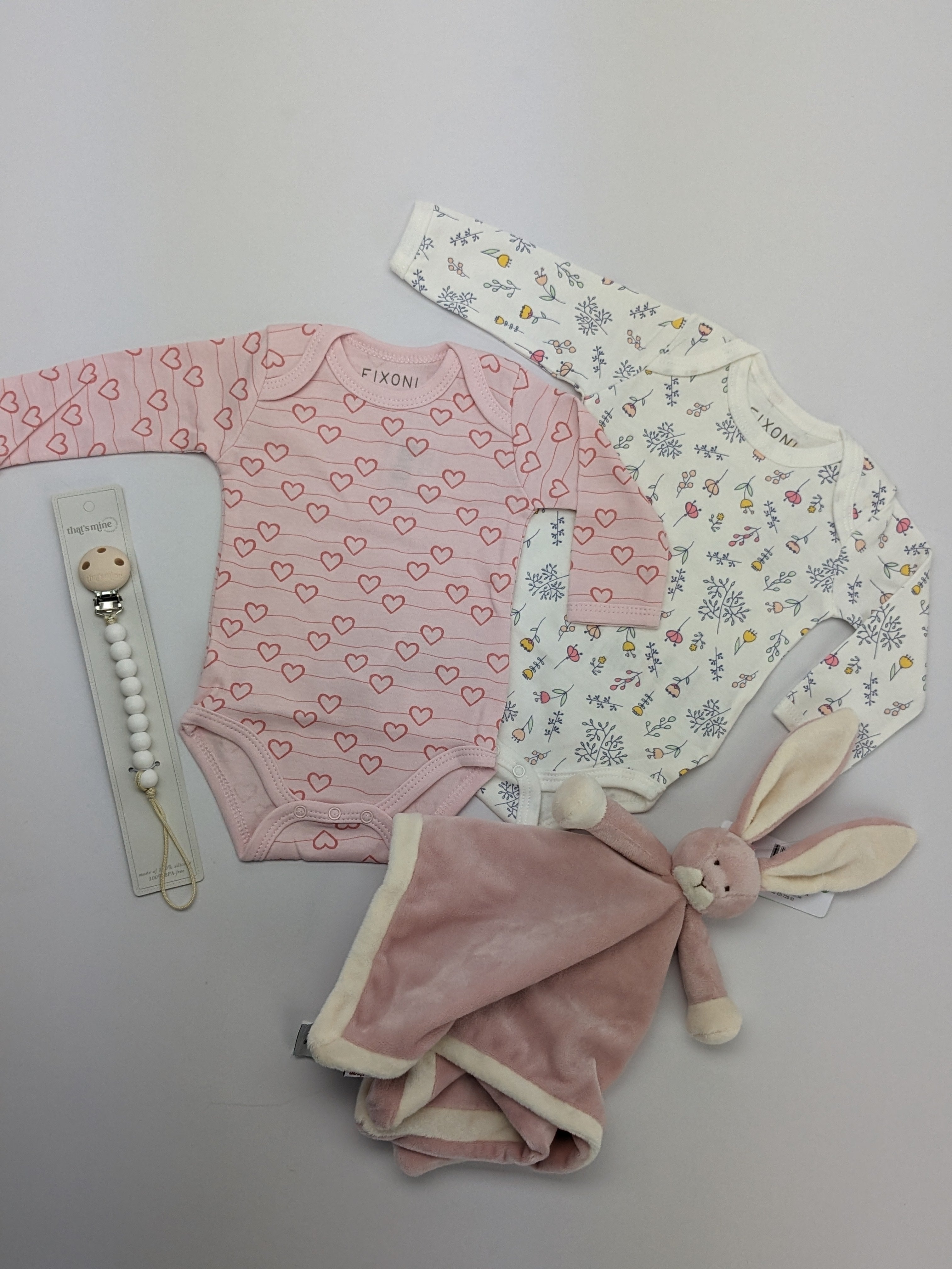 Fixoni-Body – New Nadja – Blumen – Weiß – Kleidung – MamaMilla