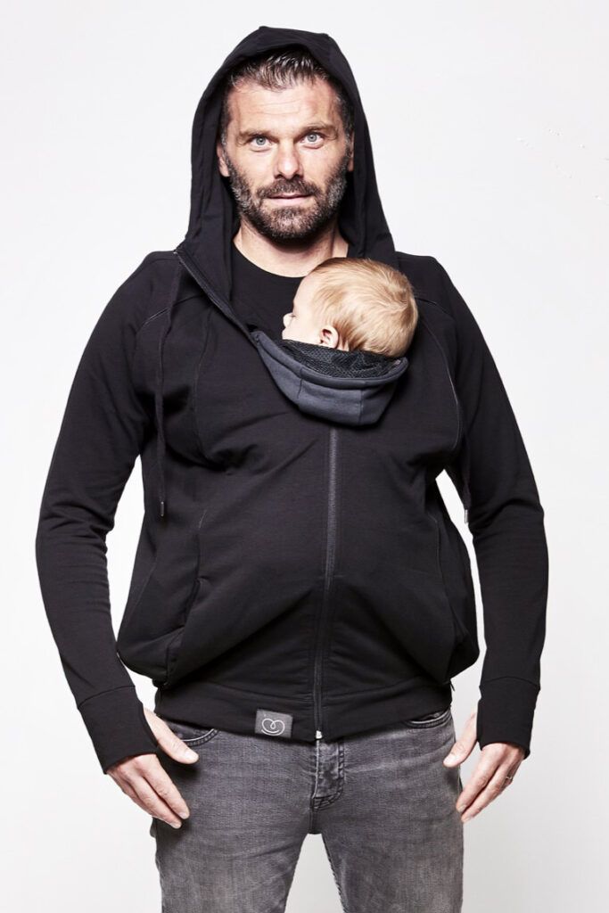Love Radius Parents Kapuzenpullover – Schwarz L – MamaMilla