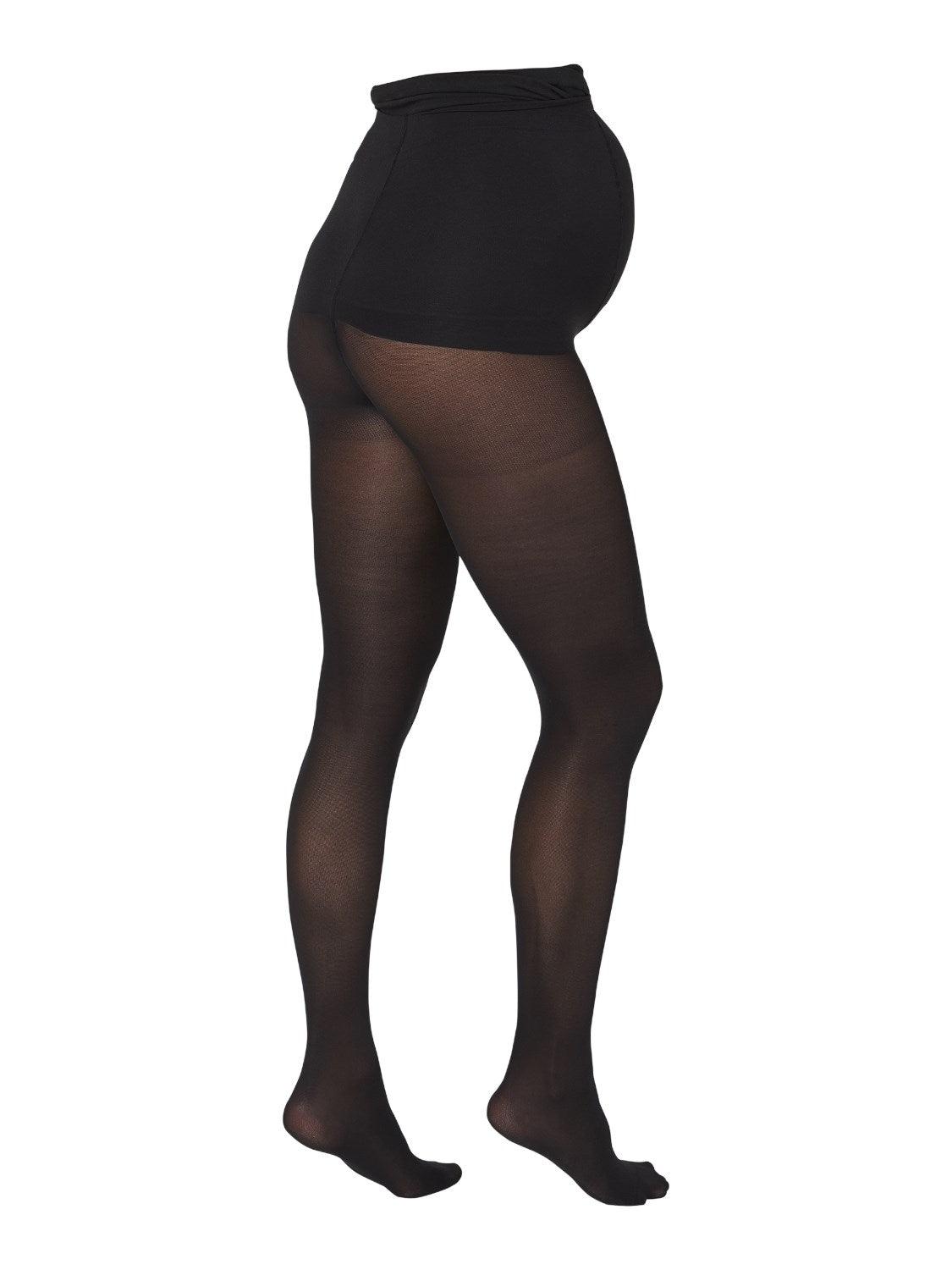 Mamalicious nylonstrumpor för gravida (50 denier) 2-pack - gravidkläder - MamaMilla