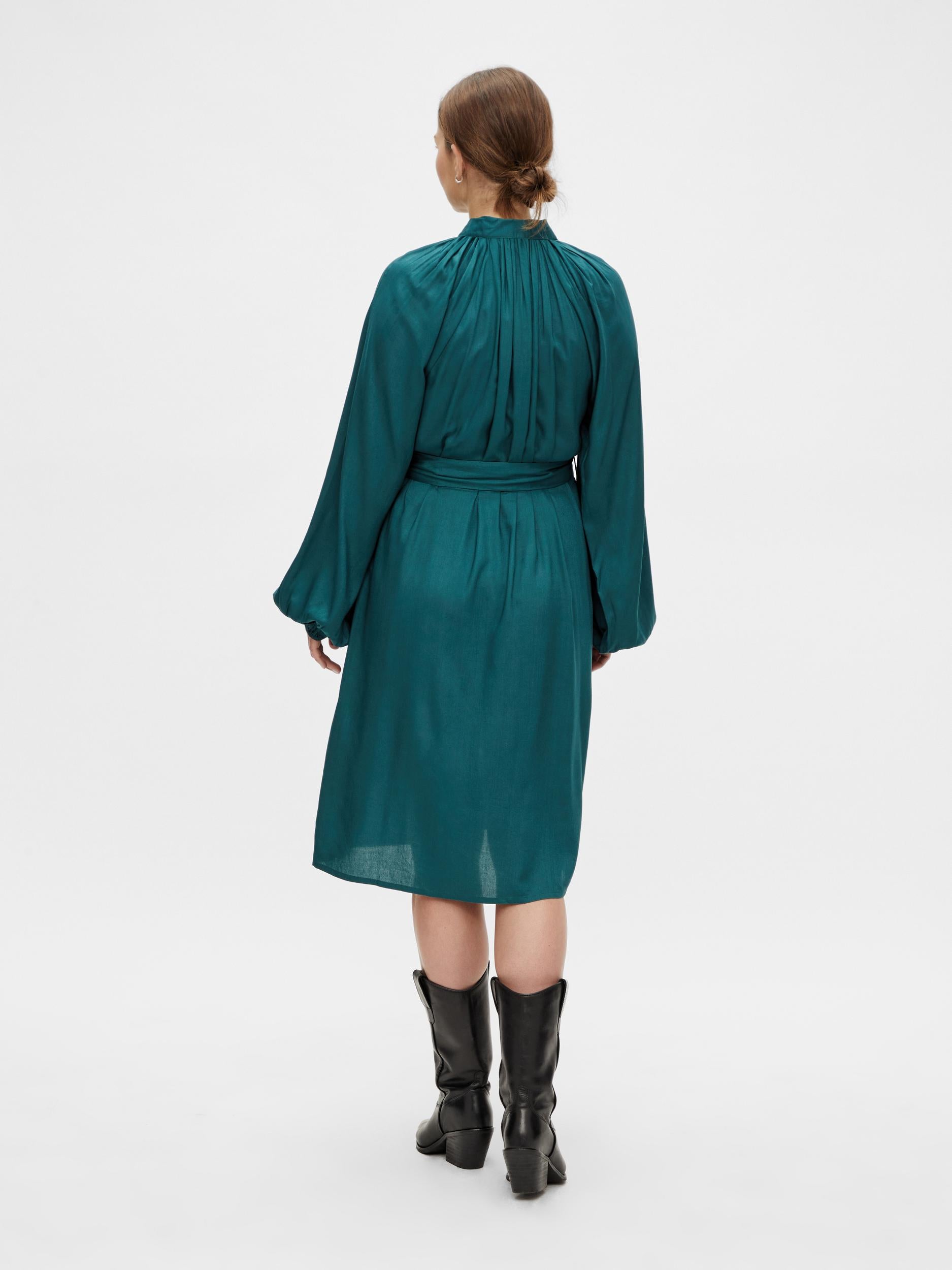 Mamalicious 2in1 Midi-Hemdkleid aus Viskose – Umstandsmode – MamaMilla