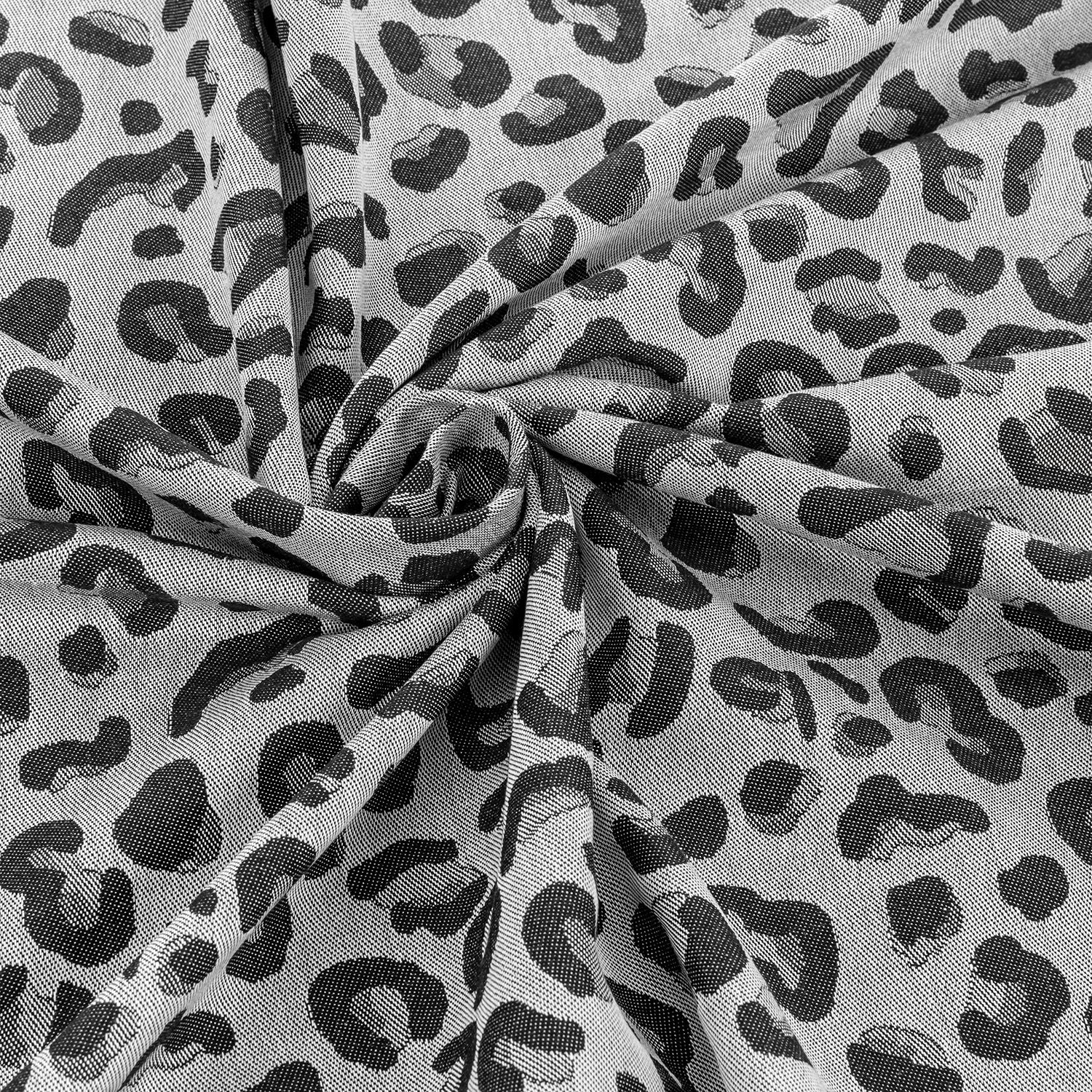 Fidella Festes Wickeltuch (6) – Leopard Silver – Wickeltuch – MamaMilla