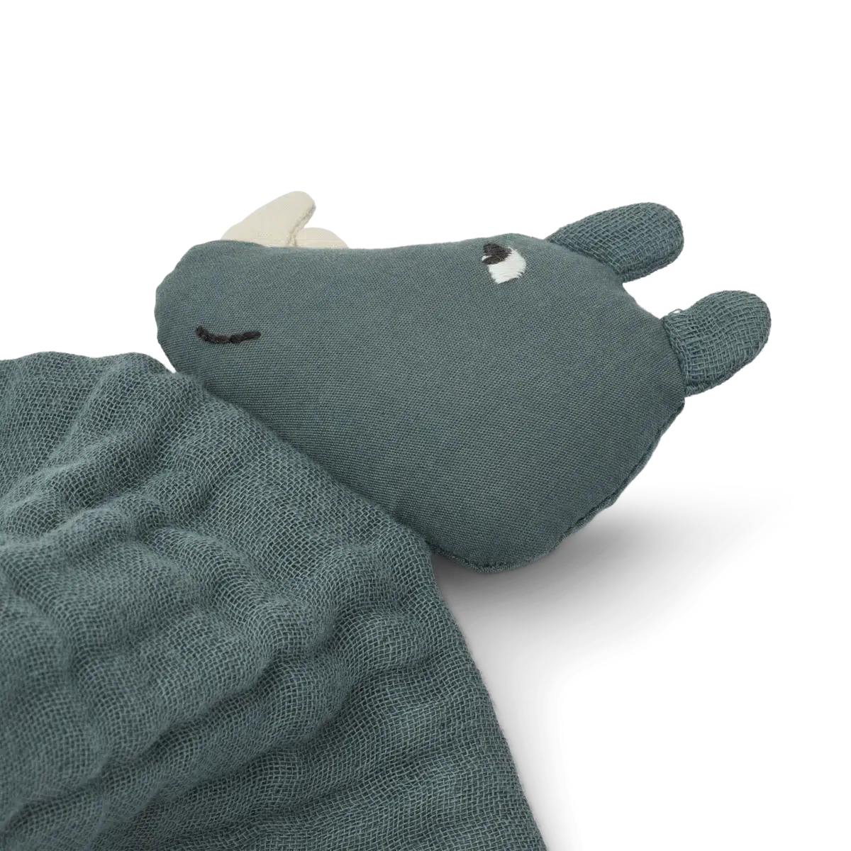 Liewood Kuscheltuch - Amaya Kuschelteddy - Nashorn / Walblau - Kuscheltuch - MamaMilla