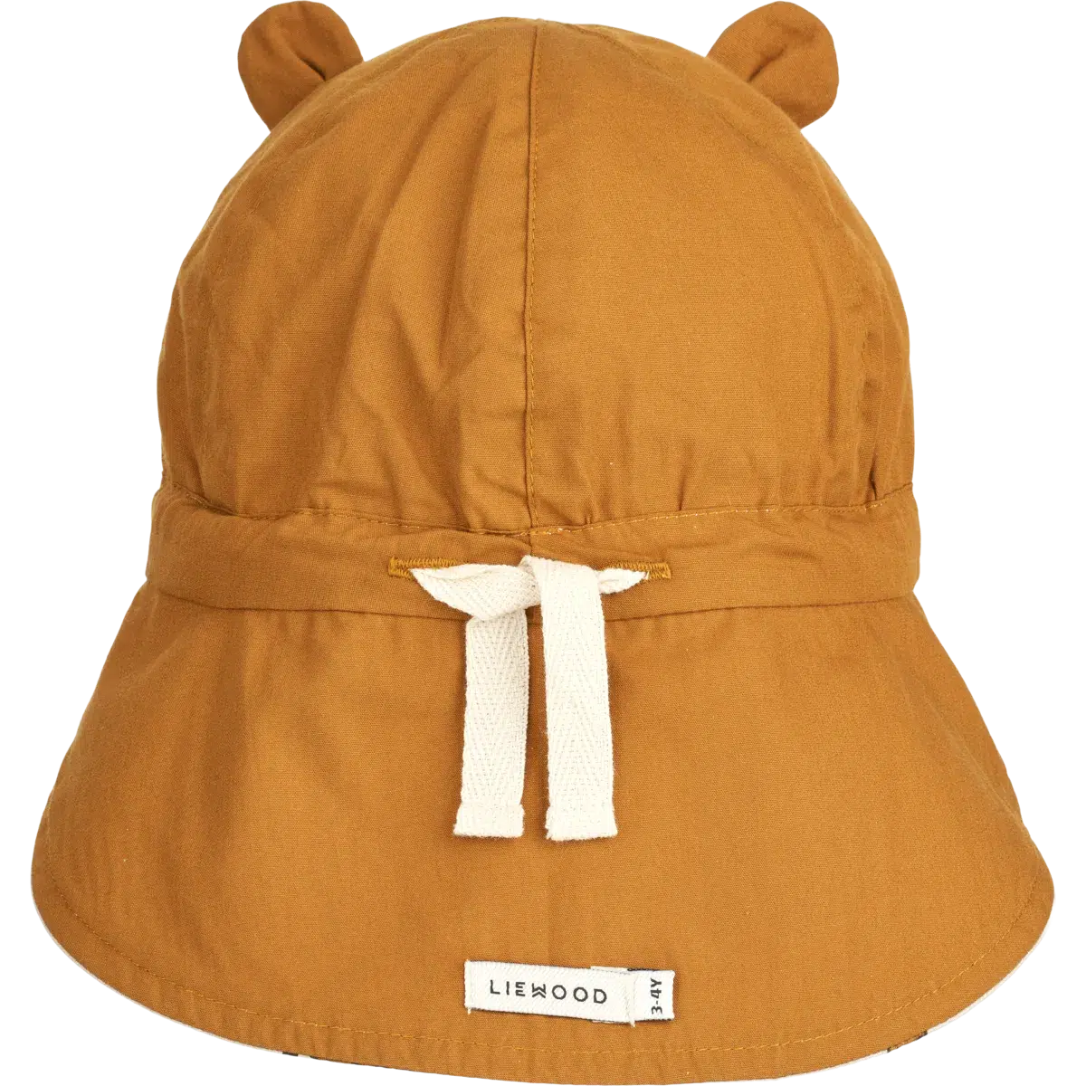 Liewood Wende-Sonnenhut mit Krempe und Ohr – Gorm – Leopard / Sandy – Sonnenhut – MamaMilla