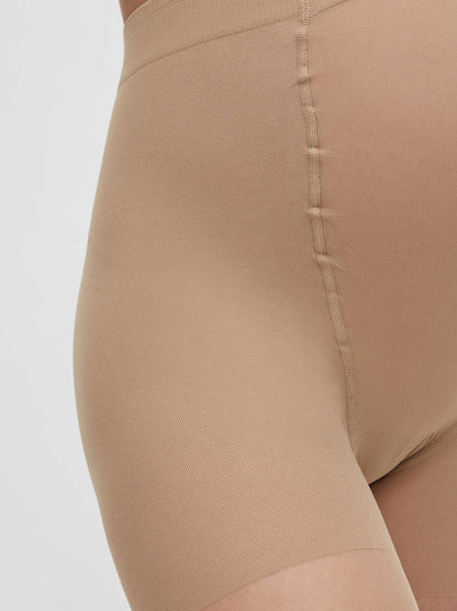 Mamalicious Stützende Nylonstrümpfe (30 den) 2er-Pack – Sabrina – Hellbraun – Umstandsmode – MamaMilla
