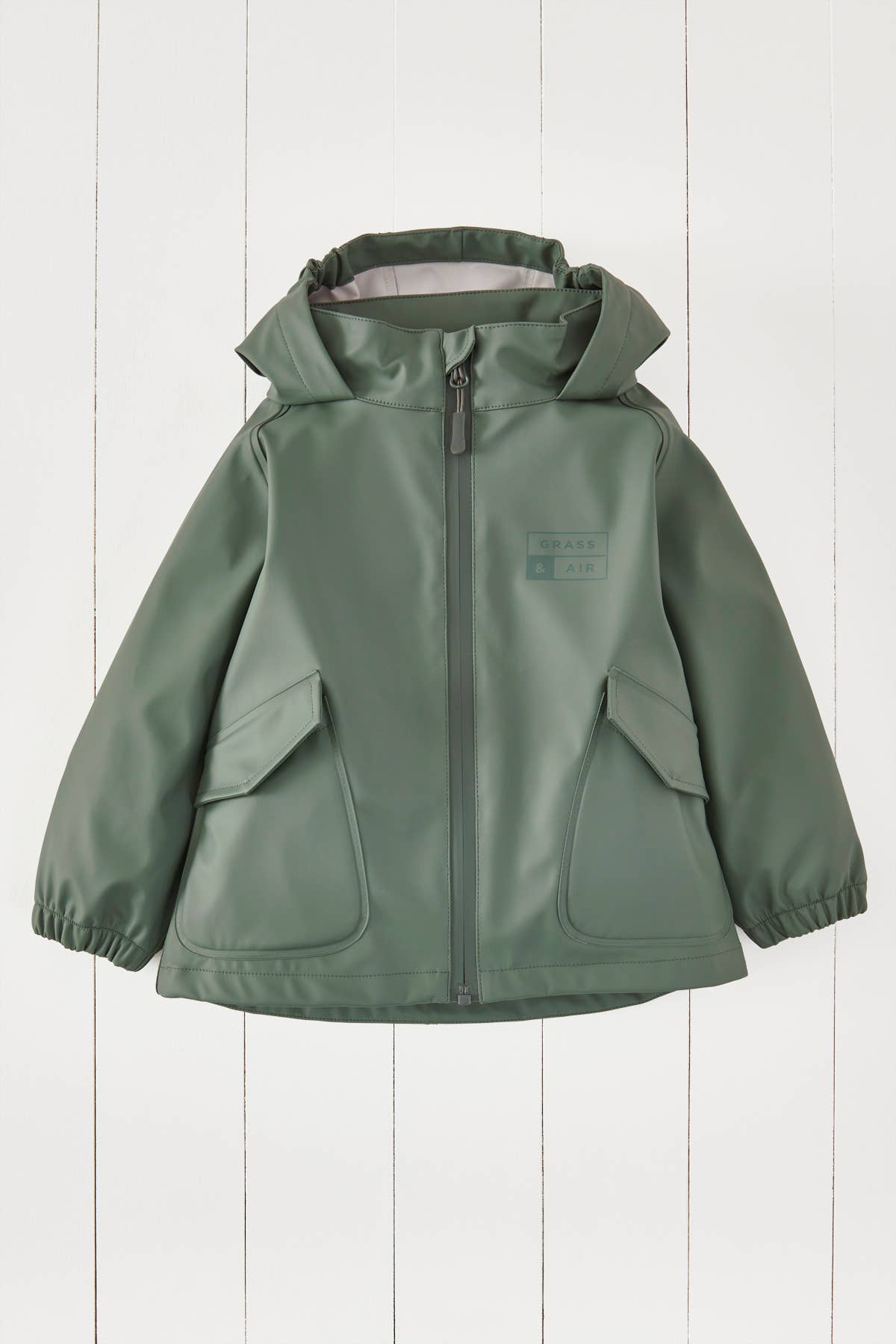 Grass &amp; Air khaki regnjakke