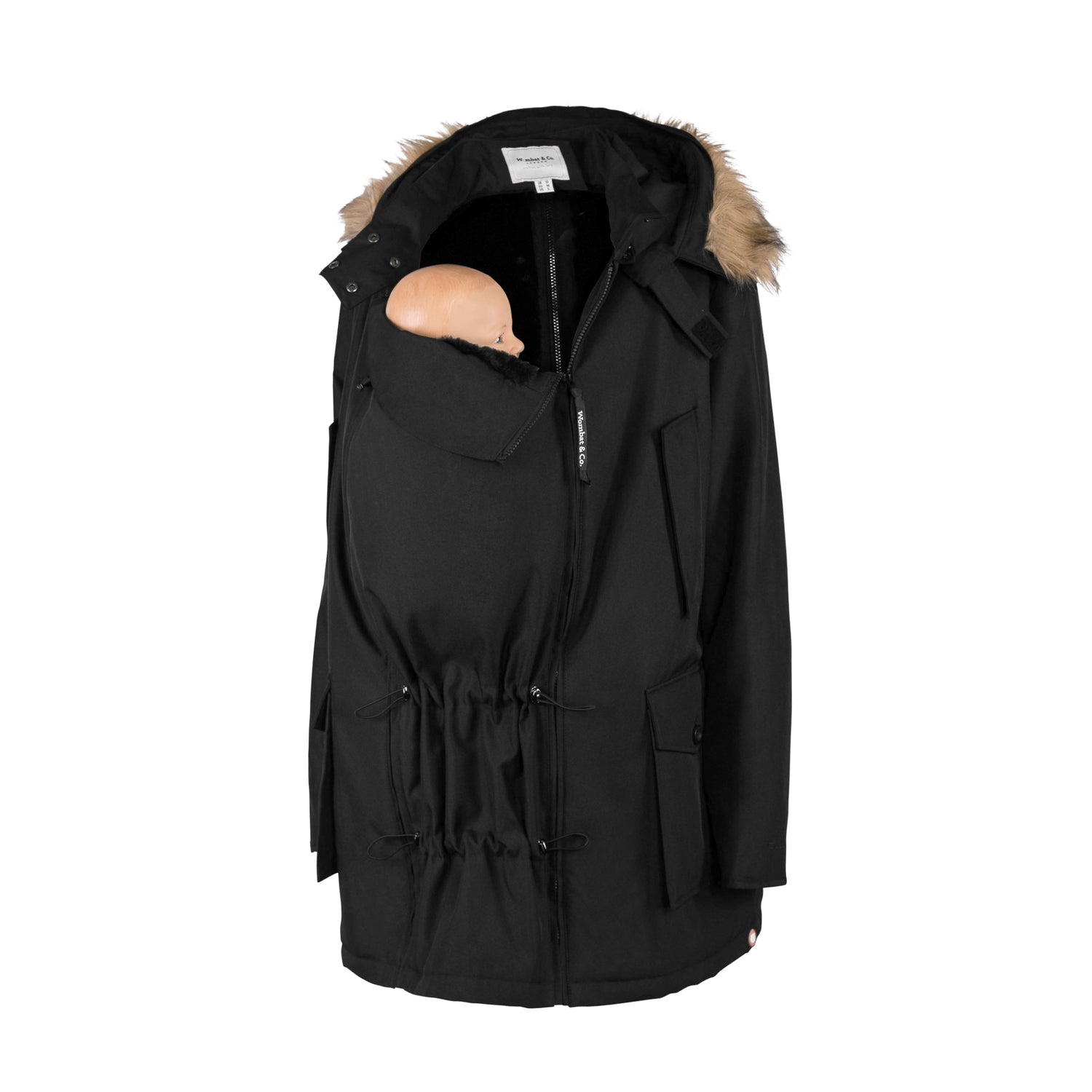 Wombat &amp; Co. Trägerjacke für Herren – Schwarz – Trägerjacke – MamaMilla