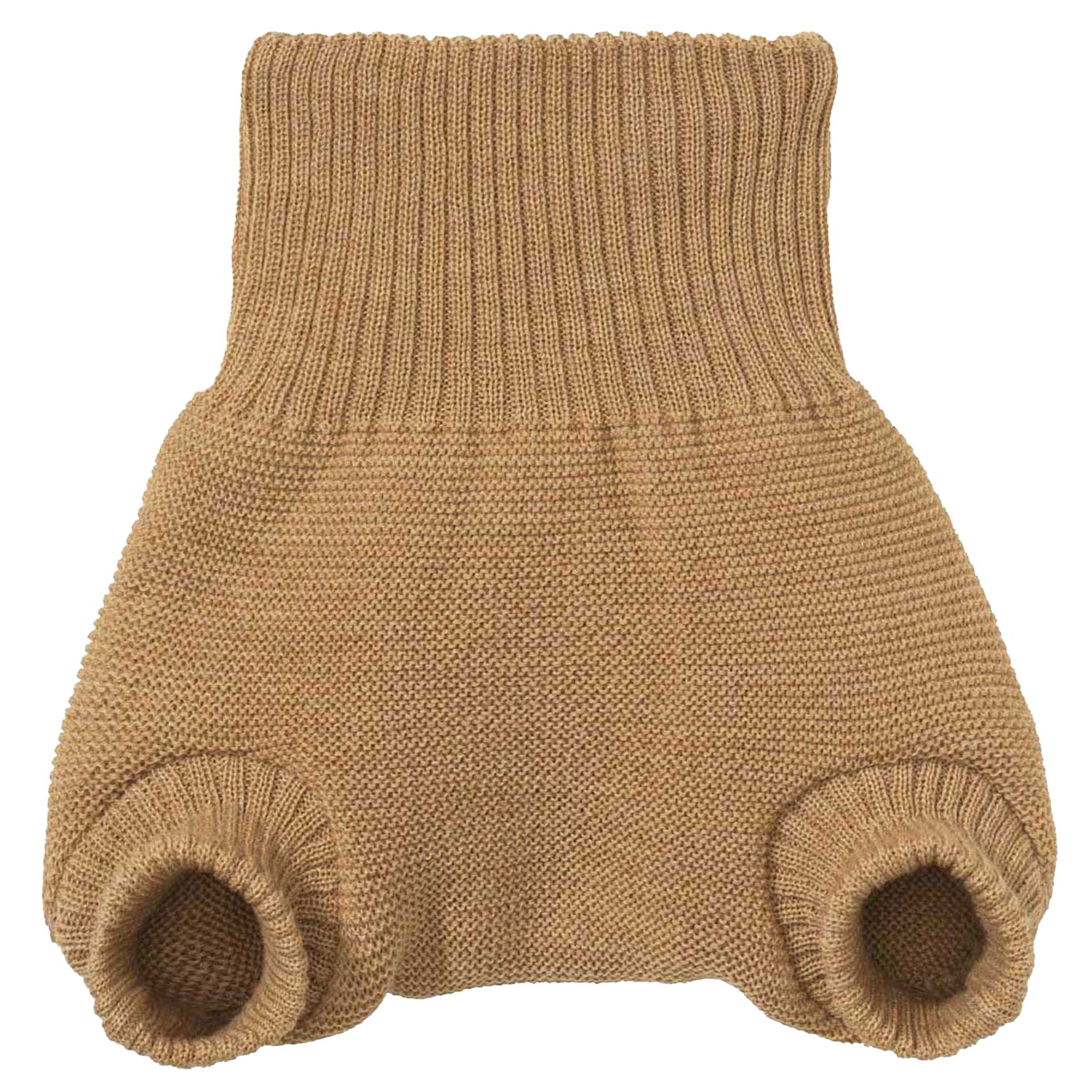 Wollwindelüberhose aus Merinowolle – Karamell – Disana Bio-Babykleidung