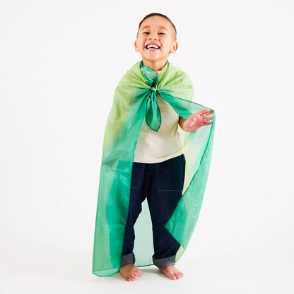 Sarahs Silk Earth Playsilks - Open-Ended 100% Silk, Natural Waldorf Toys: Desert - - MamaMilla