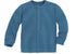 Strickjacke im Waffelstrick - Merinowolle - Taubenblau - Disana Bio-Babykleidung