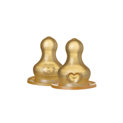 BIBS 2er-Pack Anti-Kolik-Flaschensauger – Fast Flow – MamaMilla