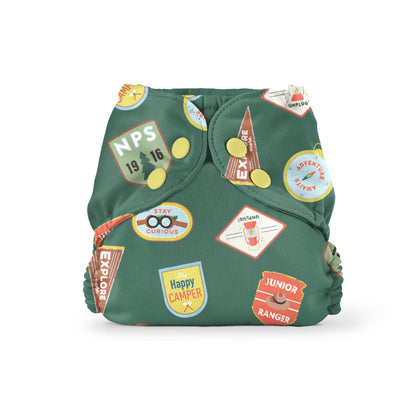 Outer (+ Swim Diaper): Winter Water Factory Strawberries / Size 2 (18-35 lbs) - - MamaMilla