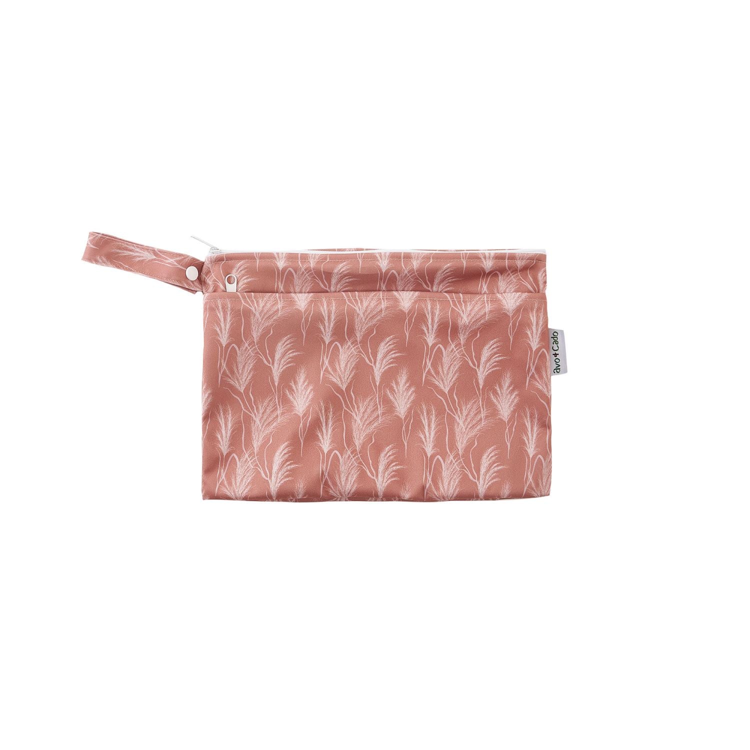 avo+cado Wetbag klein mit zwei Fächern und Hank – Pampasgras – Wetbag klein – MamaMilla