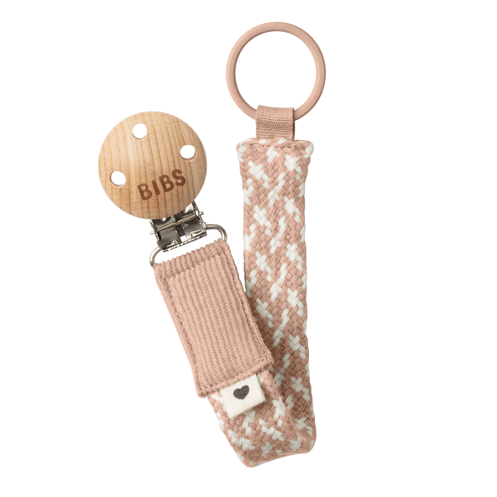 BIBS Schnullerschnur Blush/Elfenbein – MamaMilla