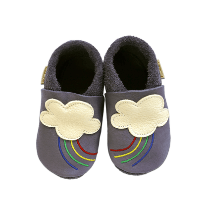Baobaby Klassisk Babysko - Rainbow L - - MamaMilla