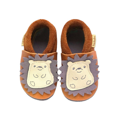 Baobaby Classic Babyschuhe – Spikey Curry L – – MamaMilla