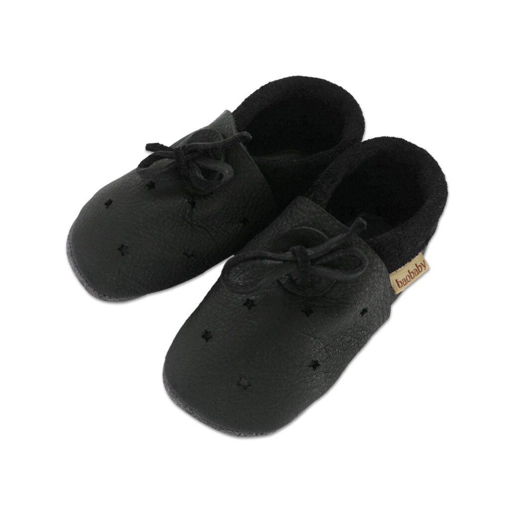 Baobaby Sandalen - Sterne Schwarz XXL - - MamaMilla
