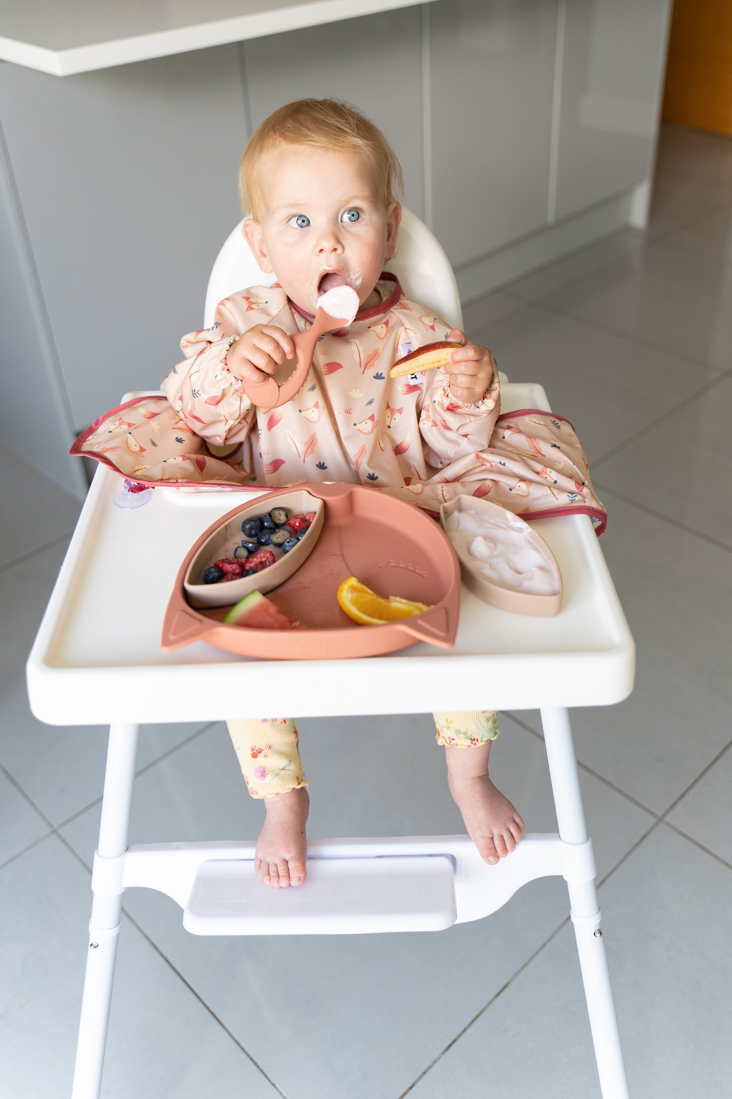 Tidy Tot Silikonlöffel mit Griff – 2 Stück – Besteck – MamaMilla