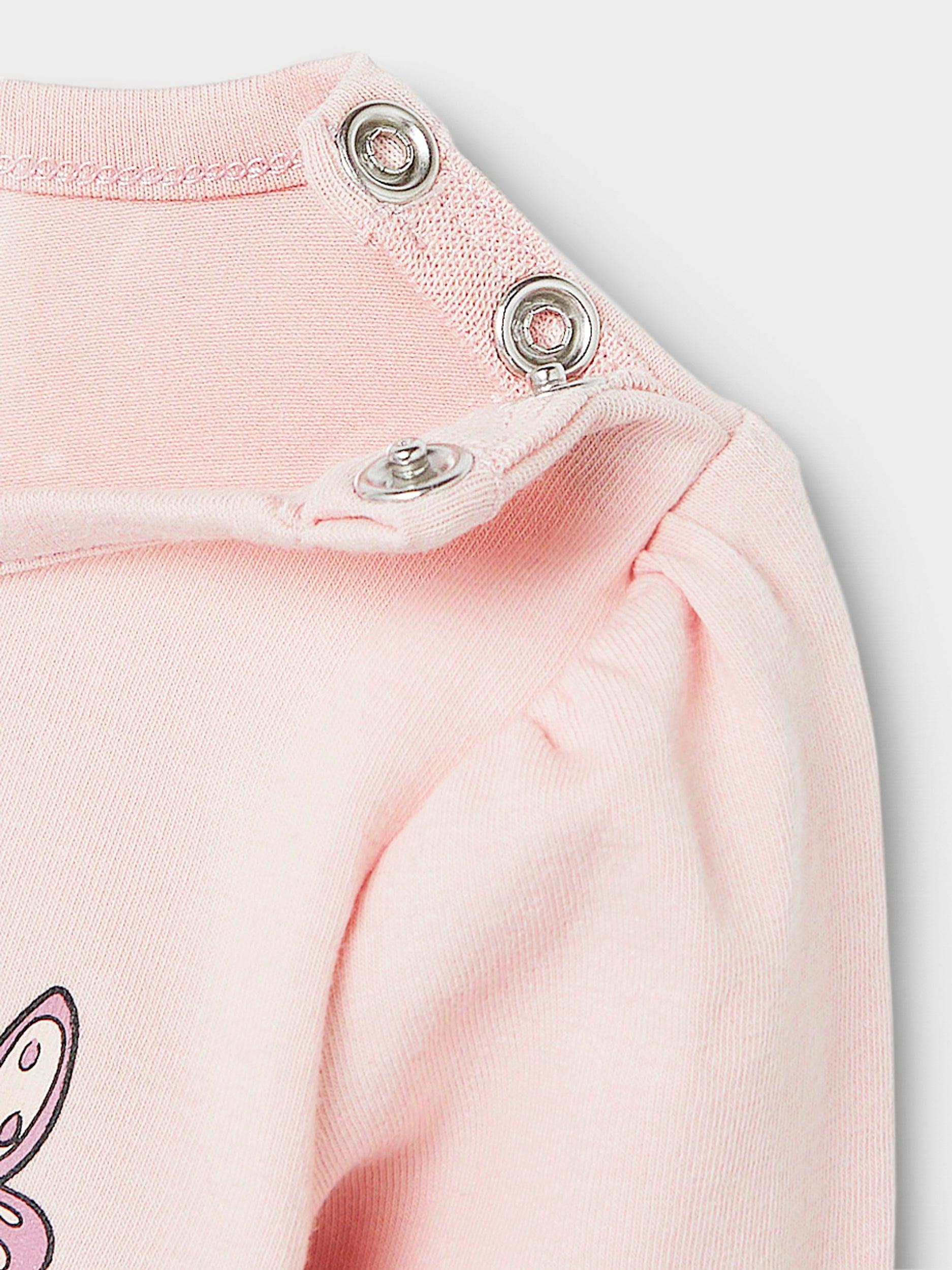 Name it Body mit Disney-Motiv und Glitzer – Droma – Bambi – Sepia Rose – Body – MamaMilla