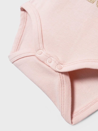 Name it Body mit Disney-Motiv und Glitzer – Droma – Bambi – Sepia Rose – Body – MamaMilla