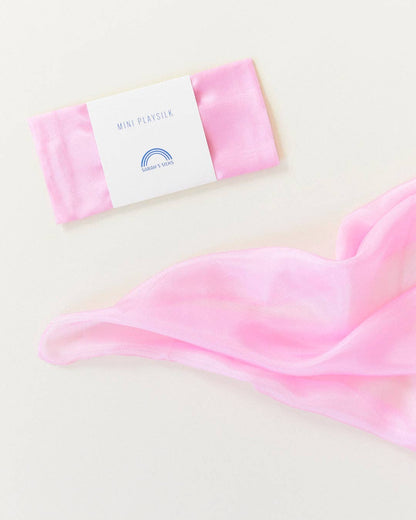 Sarahs Silk Mini Playsilks - Pretend Play 100% Natural Silk Waldorf Toys: Sunshine - - MamaMilla