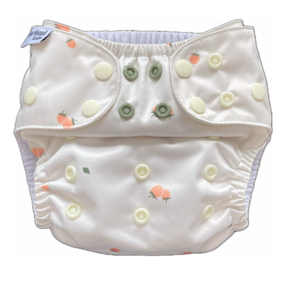 The Swedish Forest | Pocket Diaper | Slim 3-15kg: Smultron / No inserts - - MamaMilla