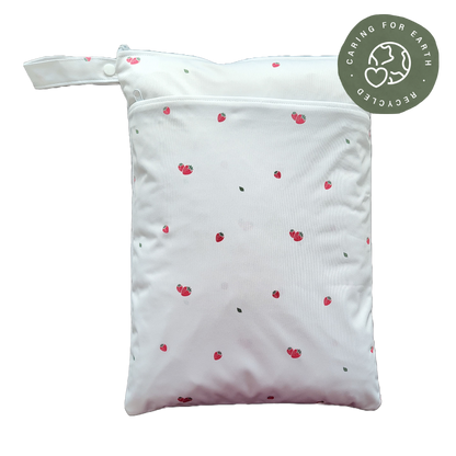 The Swedish Forest | Wetbag medium: Humleblomster vit - - MamaMilla