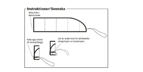 Imse Vimse Stoftampon - 8 styks - Natur - Tampon - MamaMilla