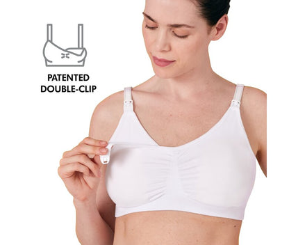 Medela Komfortabel 3-i-1 amme- og pumpe-BH, sort, str. M - MamaMilla