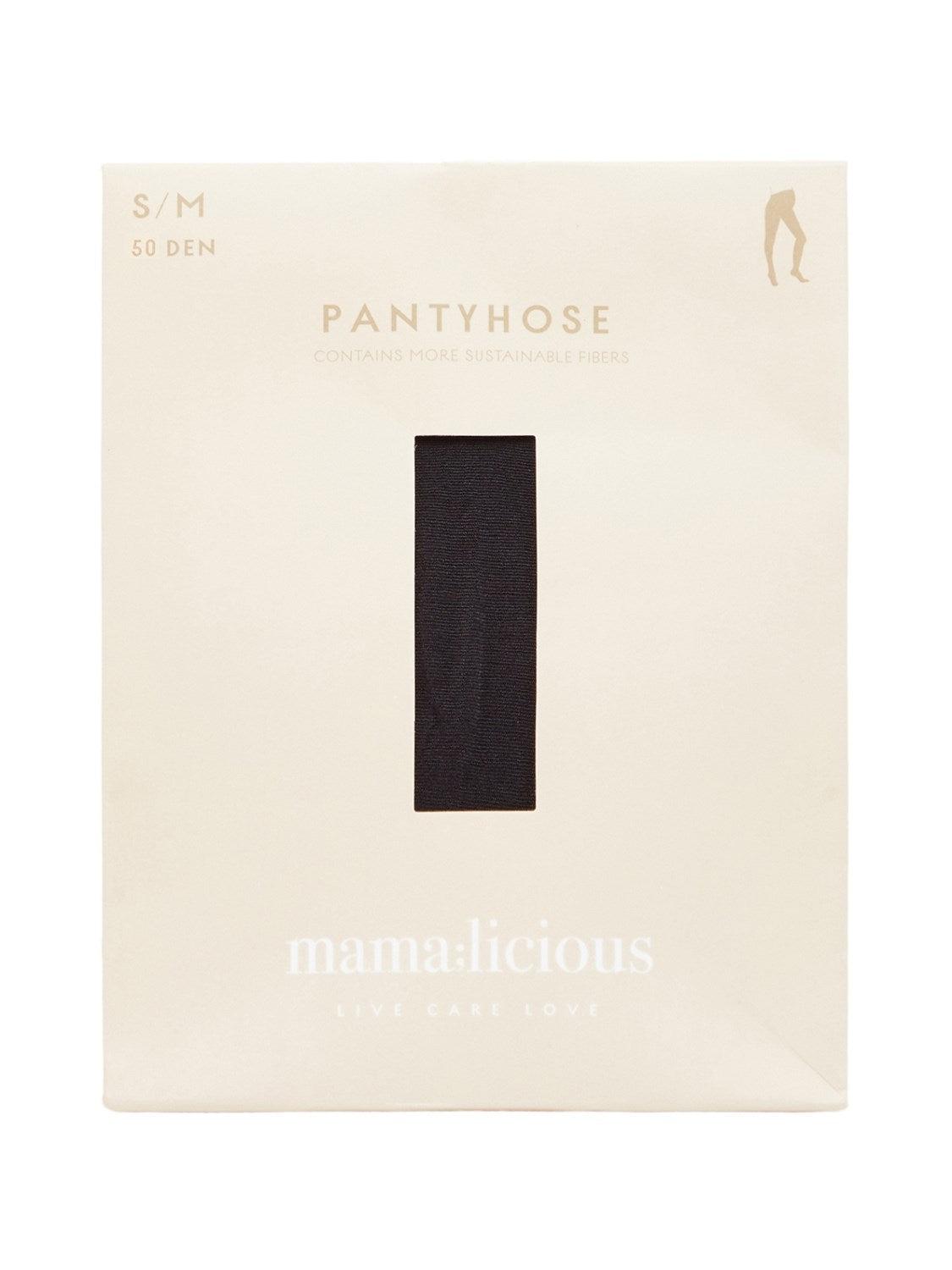 Mamalicious nylonstrumpor för gravida (50 denier) 2-pack - gravidkläder - MamaMilla