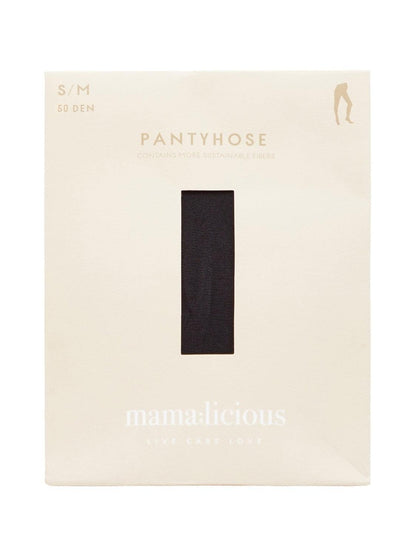Mamalicious nylonstrumpor för gravida (50 denier) 2-pack - gravidkläder - MamaMilla