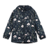 Minymo Softshelljacke - Flowers - Blue Nights - Softshell - Kind - MamaMilla