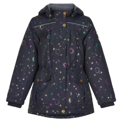 Mikk-line Winterjacke mit Glitzer – Dark Navy – Jacke – MamaMilla