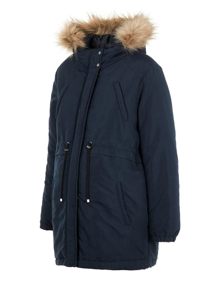 Mamalicious Umstands-Parkajacke – Jessa – Marineblauer Blazer – Umstandsjacke – MamaMilla