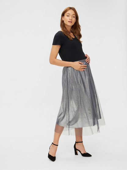 Mamalicious Glitzer-Umstandsrock – Umstandsmode – MamaMilla