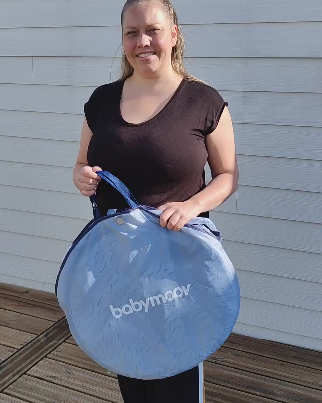 Babymoov UV-Zelt – Blaue Wellen