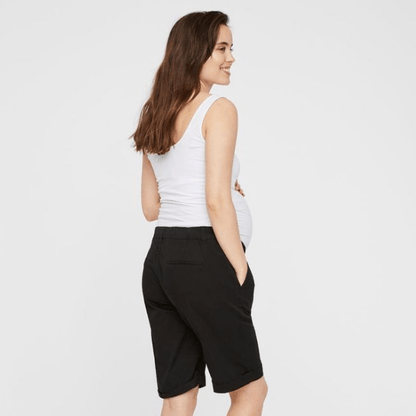 Mamalicious vente Bermudashorts – Schwarz – Umstandsmode – MamaMilla