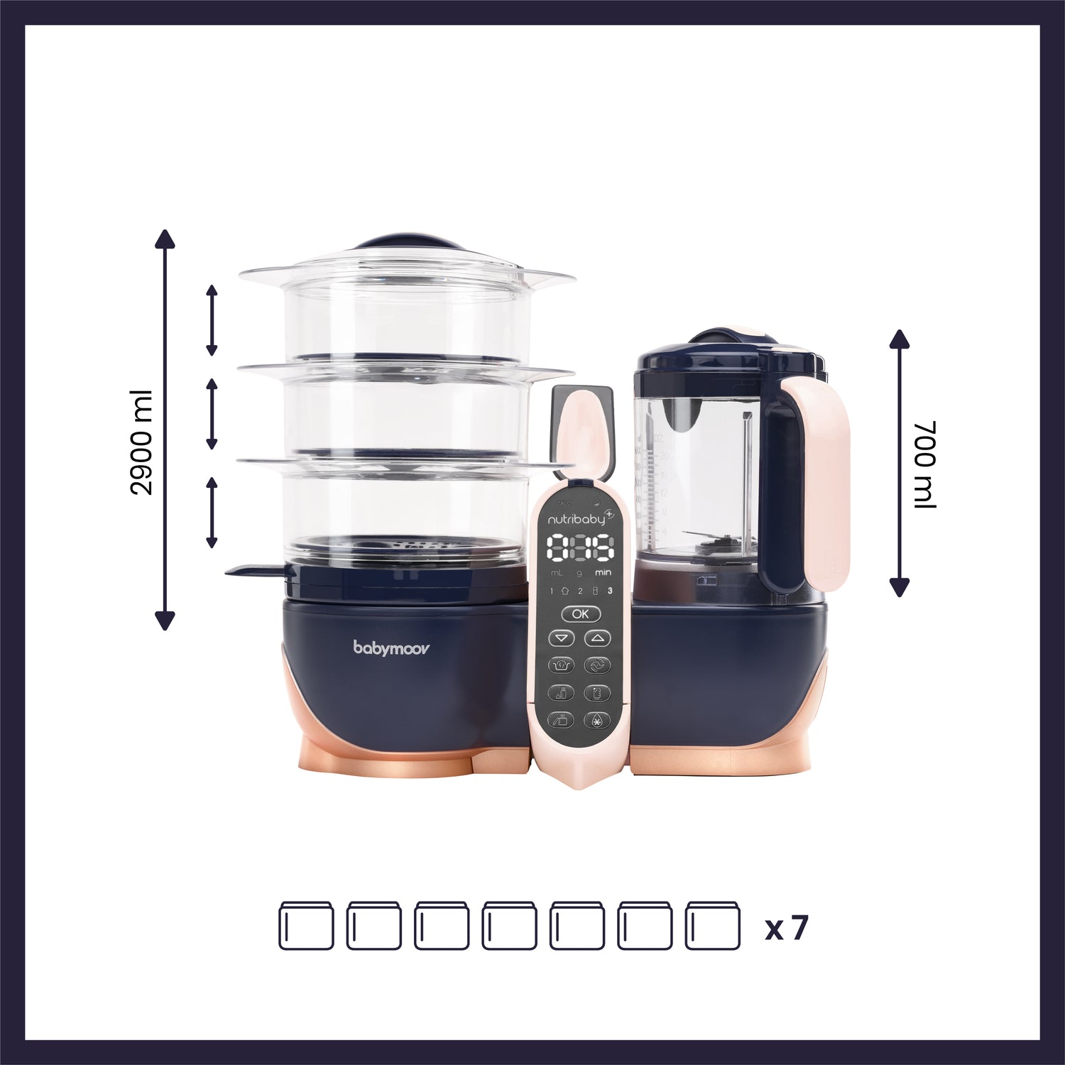 Babymoov Füttermaschine – Nutribaby Plus XL – Füttermaschine – MamaMilla