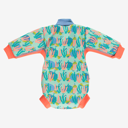 Leicht gefütterter Baby-Badeanzug mit Schwimmwindel – Baby Cozy Suit – Turtles – Bademode – MamaMilla