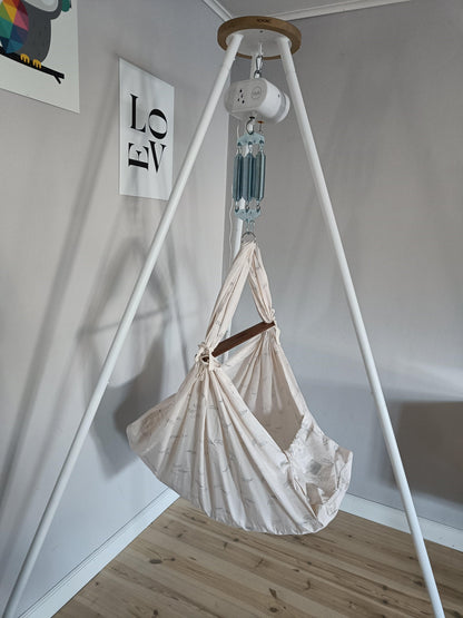 MamaMilla Slingwieg - Blauwe veren - Slingwieg - MamaMilla