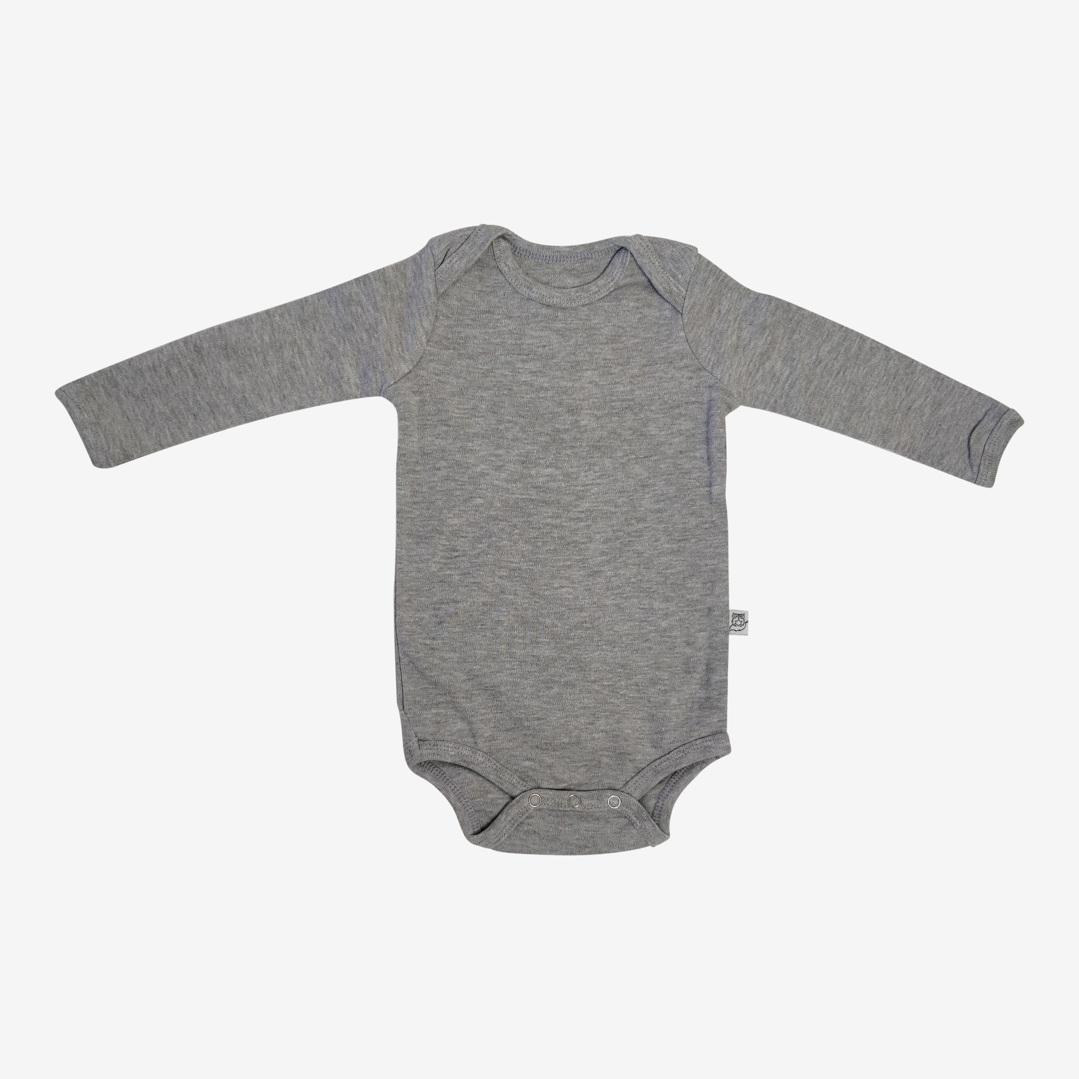 MamaMilla Body mit langen Ärmeln – Grau – Body – MamaMilla