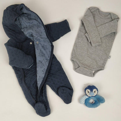 MamaMilla Body mit langen Ärmeln – Grau – Body – MamaMilla