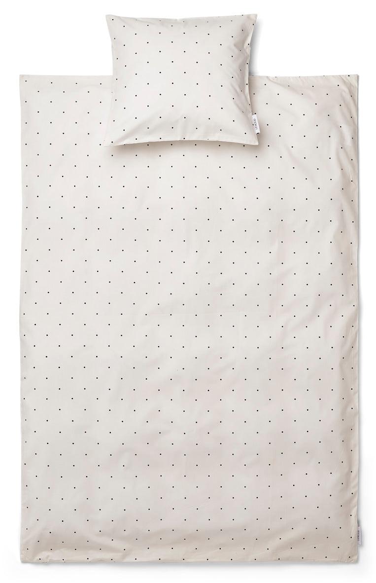 Liewood Babybettwäsche aus Bio-Baumwolle – Classic Dot Creme de la Creme – Babybettwäsche – MamaMilla