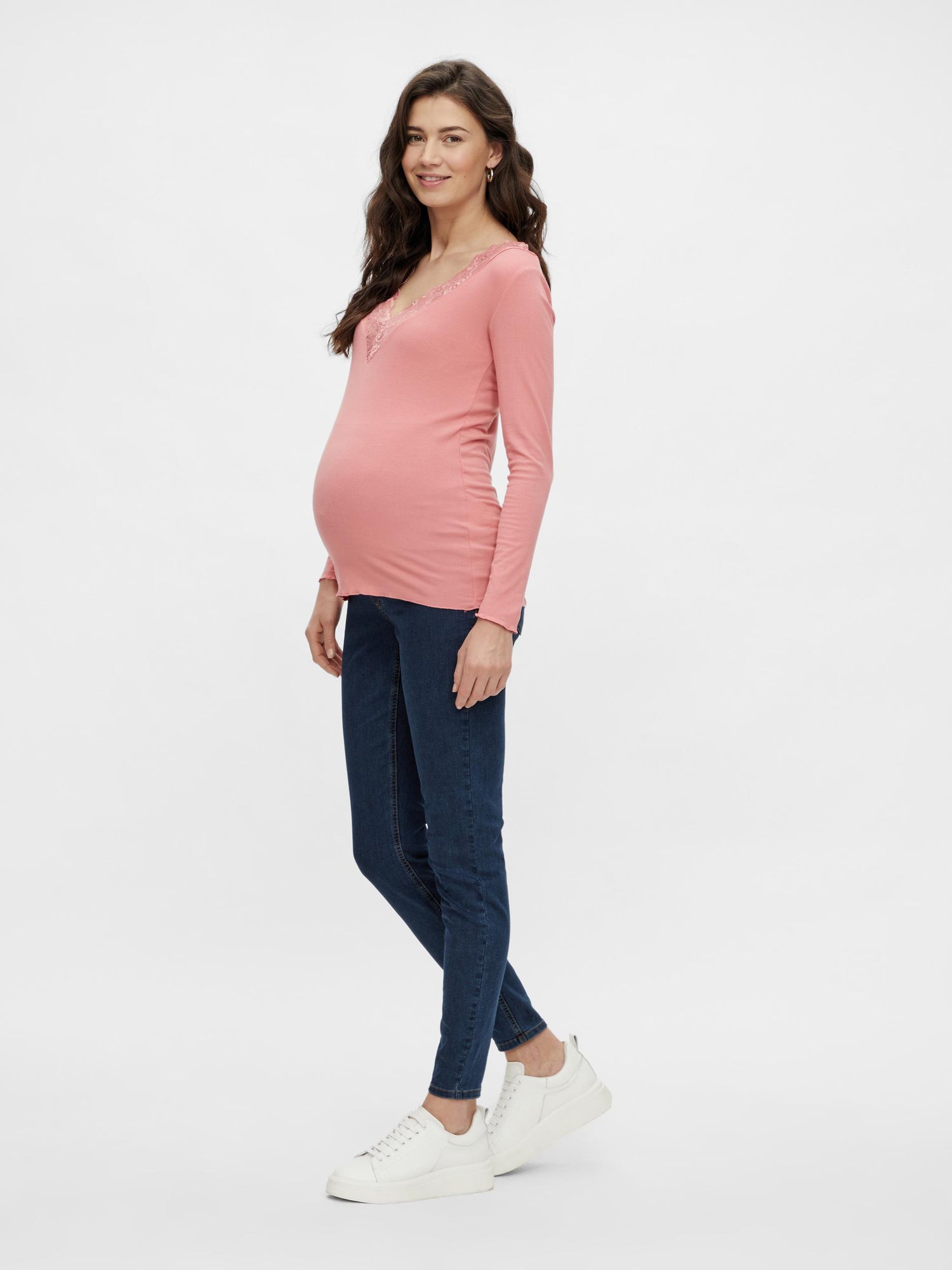 Mamalicious Blonde Umstandsoberteil – Trina – Dusty Rose – Umstandsmode – MamaMilla