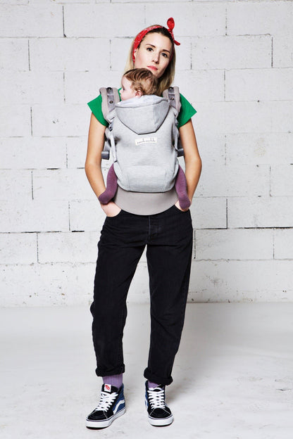 Love Radius Carrier – Hoodie Carrier – Hellgrau/Athletic Grey – Carrier – MamaMilla
