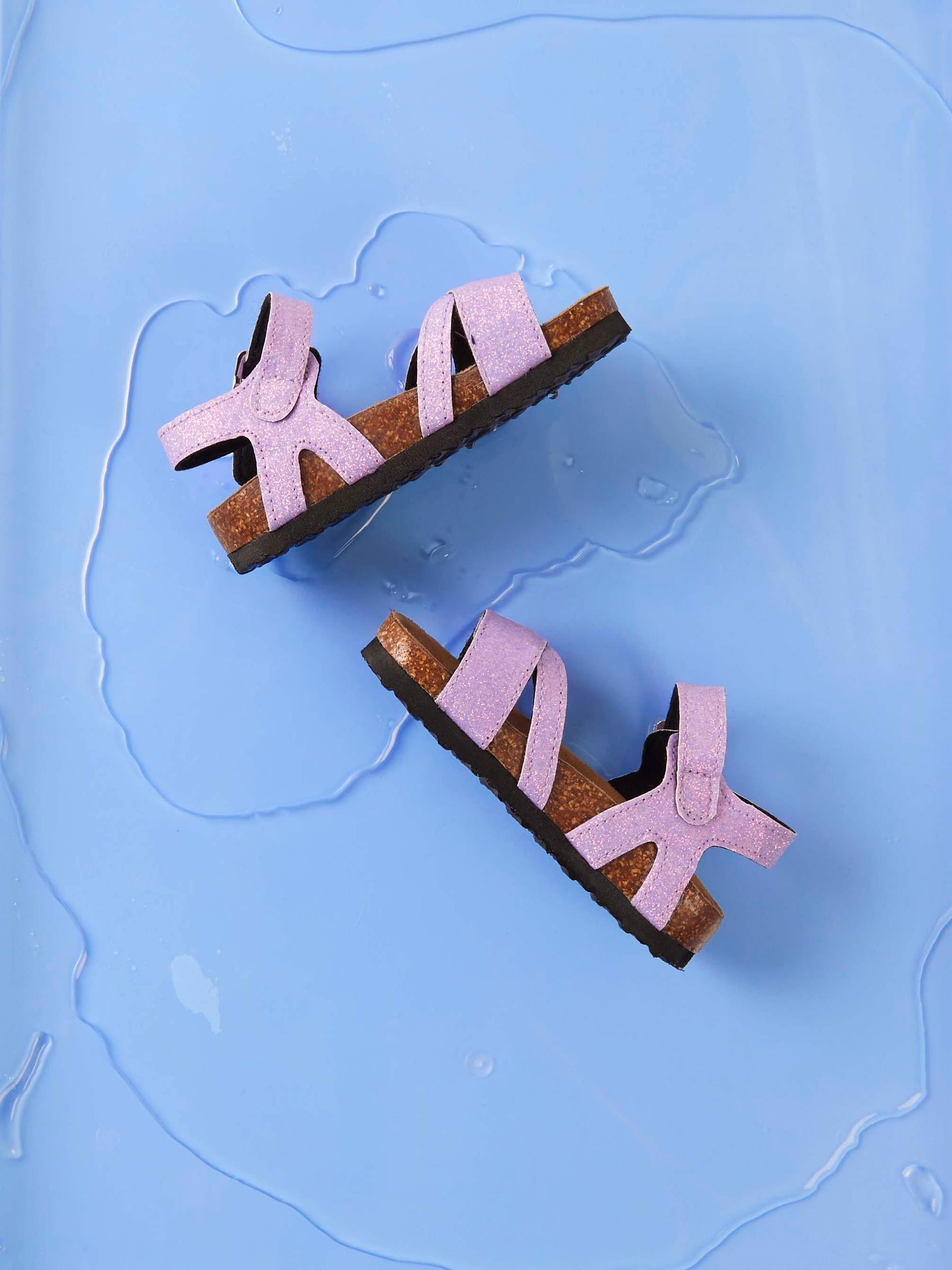 Name it sandal med glitter - Sand verbena - sandal - MamaMilla